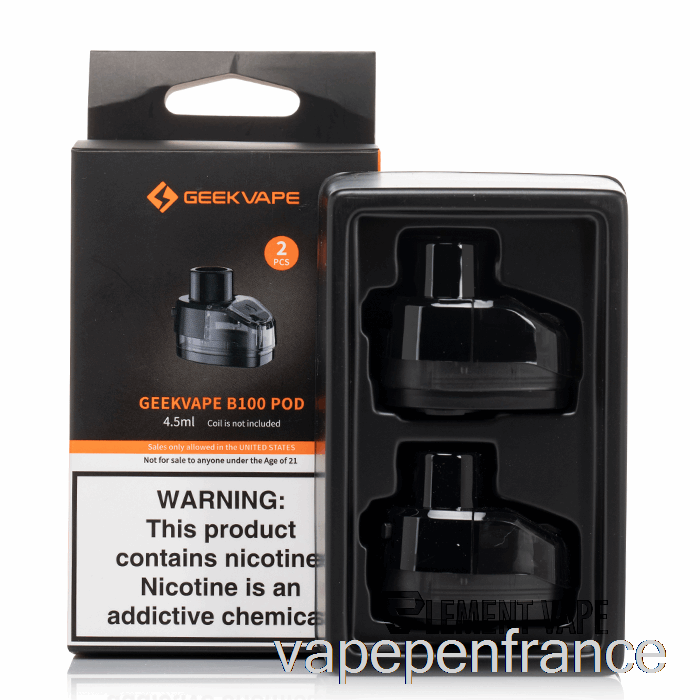 Geek Vape Aegis Boost Pro 2 Dosettes De Remplacement Dosettes De 4,5 Ml Stylo Vape